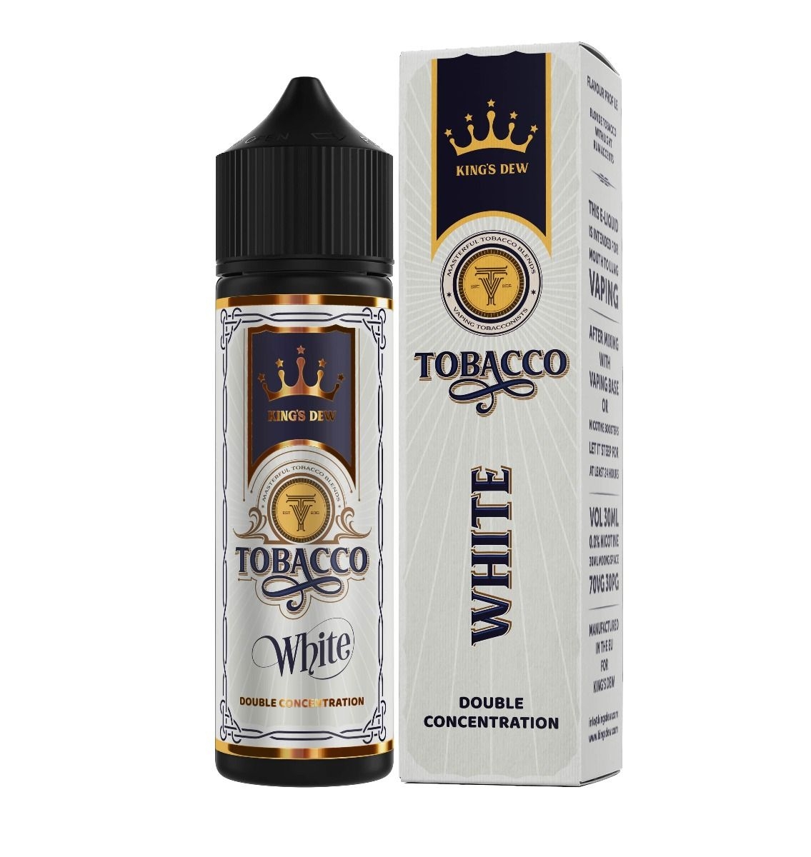 Lichid Tobacco White (EN) Limited Edition 0mg 30ml King's Dew