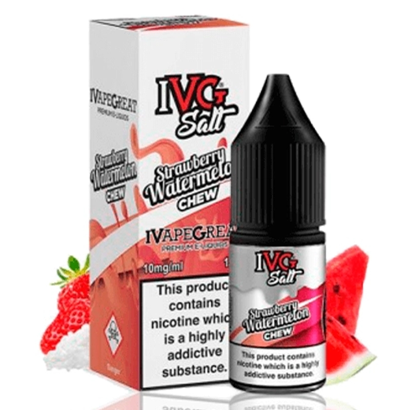 Lichid Strawberry Watermelon Chew IVG Salts 10ml NicSalt 10mg/ml
