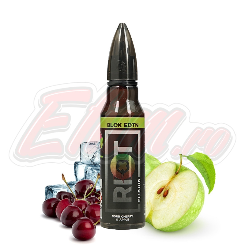 Lichid Sour Cherry Apple Black Edition by Riot Squad 50ml 0mg