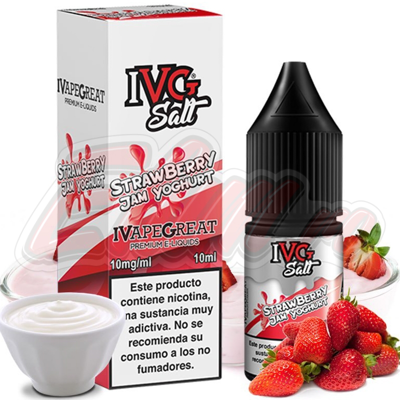 Lichid Strawberry Jam Yoghurt IVG Salts 10ml NicSalt 10mg/ml