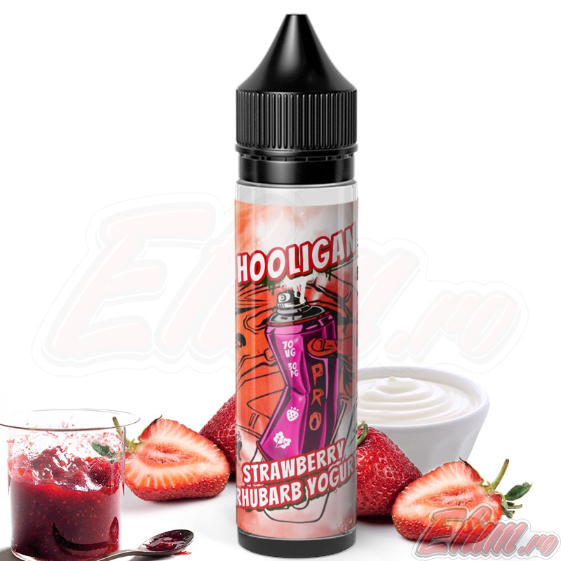 Lichid Strawberry Rhubarb Yogurt HOOLIGAN 40ml