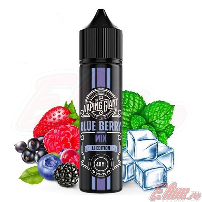 Lichid Blue Berry Mix The Vaping Giant 40ml
