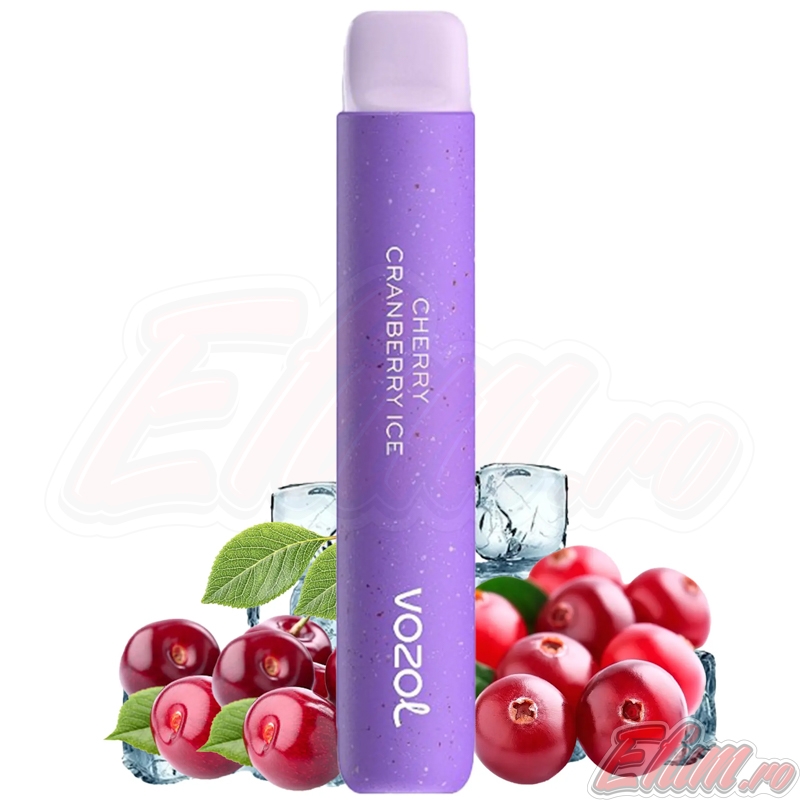 Tigara Cherry Cranberry Ice Vozol Star 800 Vape Pen 20mg