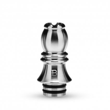 KIZOKU Chess Series 510 Drip Tip 1pc (Silver,Bishop)