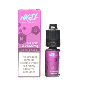 Lichid ASAP Grape Nasty Juice 10ml NicSalt 20 mg/ml Nasty Salt 
