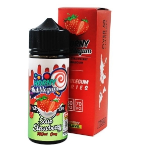 Lichid Sour Strawberry Horny Flava Bubblegum Series 100ml 0mg