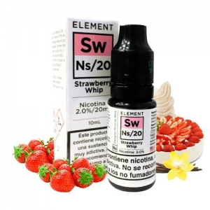 Lichid Strawberry Whip Designer Element 10ml NicSalt 20mg/ml