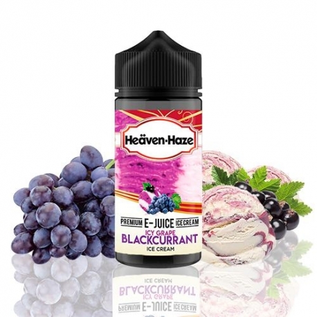 Lichid Icy Grape Blackcurrant Ice Cream Heaven Haze 100ml 0mg