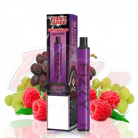 Tigara Grape Candy Fizzy Juice Vape Pen 20mg 600Puffs
