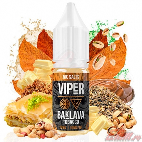Lichid Baklava Tobacco Viper 10ml NicSalt 20mg/ml