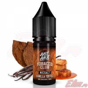 Lichid Vanilla Toffee Tobacco Club Just Juice Salts 10ml NicSalt 20mg/ml
