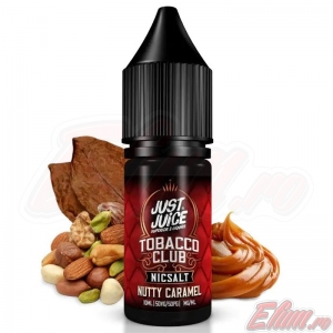 Lichid Nutty Caramel Tobacco Club Just Juice Salts 10ml NicSalt 20mg/ml