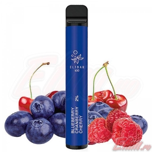 Tigara Blueberry Cranberry Cherry Elf Bar Vape Pen 20mg 600Puffs