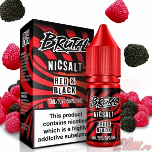 Lichid Red Black Brutal Salt By Just Juice 10ml NicSalt 11mg/ml