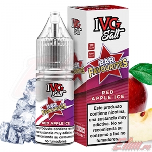 Lichid Red Apple Ice IVG Salts Bar Favourites 10ml NicSalt 10mg/ml