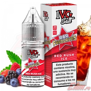 Lichid Red Rush Ice IVG Salts Bar Favourites 10ml NicSalt 20mg/ml