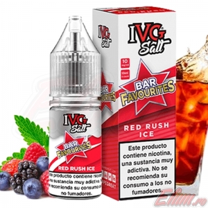 Lichid Red Rush Ice IVG Salts Bar Favourites 10ml NicSalt 10mg/ml